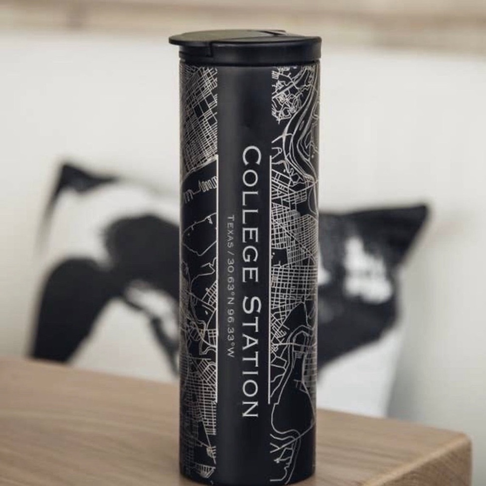 NEW IN BOX! COLLEGE STATION City Map Tumbler